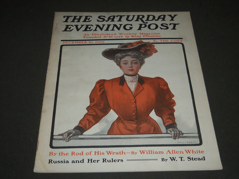 1905 DECEMBER 16 THE SATURDAY EVENING POST MAGAZINE - ILLUSTRATED COVER - SP 794