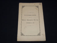 1854 HOWARD BENEVOLENT SOCIETY REV. MR. PORTER'S DISCOURSE BOOK - J 7541