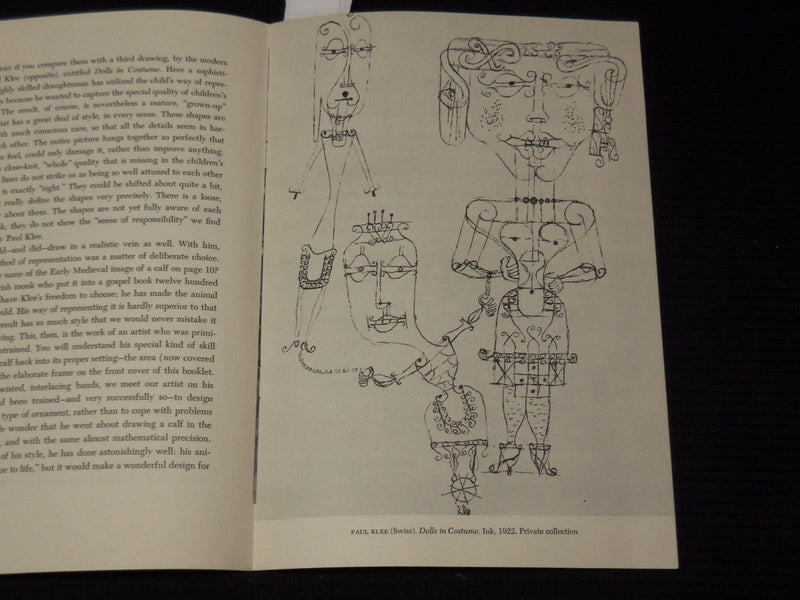 1953 STYLE AND STYLES HOW TO APPRECIATE ART BOOKLET BY H. W. JANSON - K 592