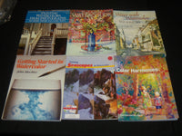 1980'S-2000'S ASSORTED WATERCOLOR PAINTING ART BOOKS LOT OF 25 - KD 51A
