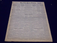 1940 APR 7 NEW YORK TIMES NEWSPAPER - NORWAY SEES WAR IF NOT RESPECTED - NT 47