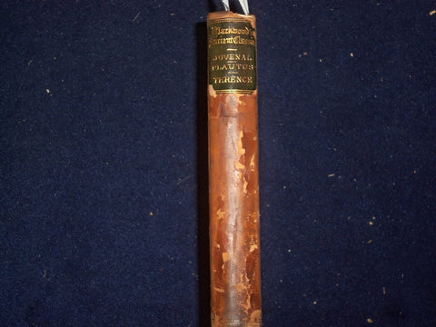 1872-73 JUVENAL-PLAUTIS HARDCOVER BOOK BY L. COLLINS & W. WALFORD - KD 9125