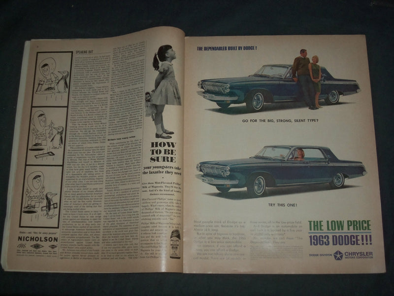 1963 MAR 2 THE SATURDAY EVENING POST MAGAZINE-JACK BENNY-NORMAN ROCKWELL-SP2482J