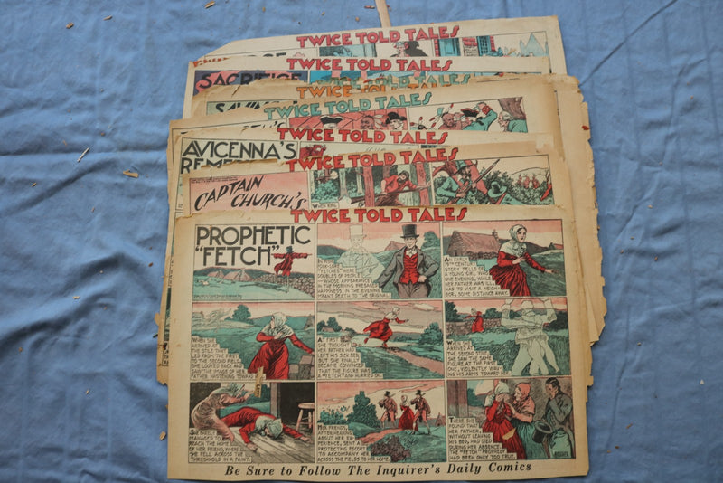 1930'S TWICE TOLD TALES COLOR PANELS - APPROXIMATELY 70 PIECES - NP 9230