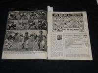 1946 OCTOBER 19 VIRGINIA VS. PENNSYLVANIA COLLEGE FOOTBALL PROGRAM - J 5761