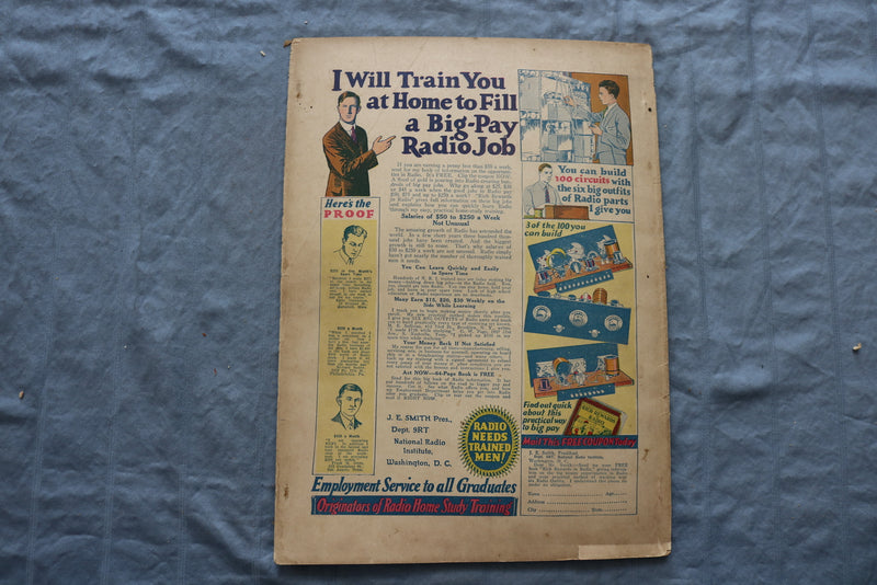1929 MAY RADIO NEWS MAGAZINE - NY TIMES RECEIVER COVER - ST 1006G