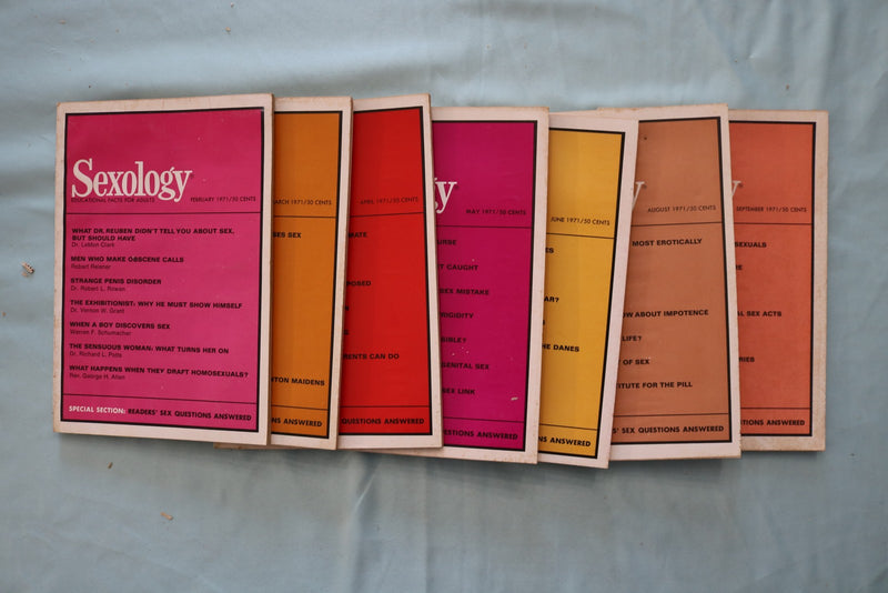 1960-1974 SEXOLOGY ILLUSTRATED MAGAZINE - LOT OF 34 - O 3954