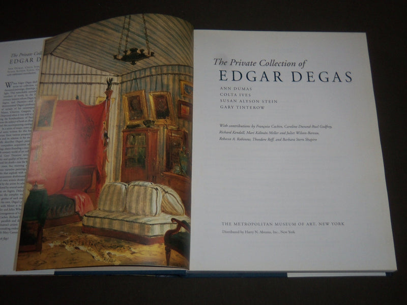 1997 THE PRIVATE COLLECTION OF EDGAR DEGAS BY ANN DUMAS BOOK - I 560