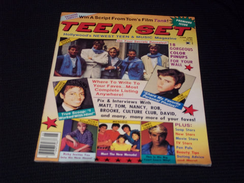 1984 JUNE TEEN SET MAGAZINE - DURAN DURAN FRONT COVER - PREMIERE ISSUE - E 15272