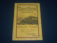 1924 LYNTON LYNMOUTH & LORNA DOONE COUNTRY OFFICIAL GUIDE 14TH EDITION - J 3953