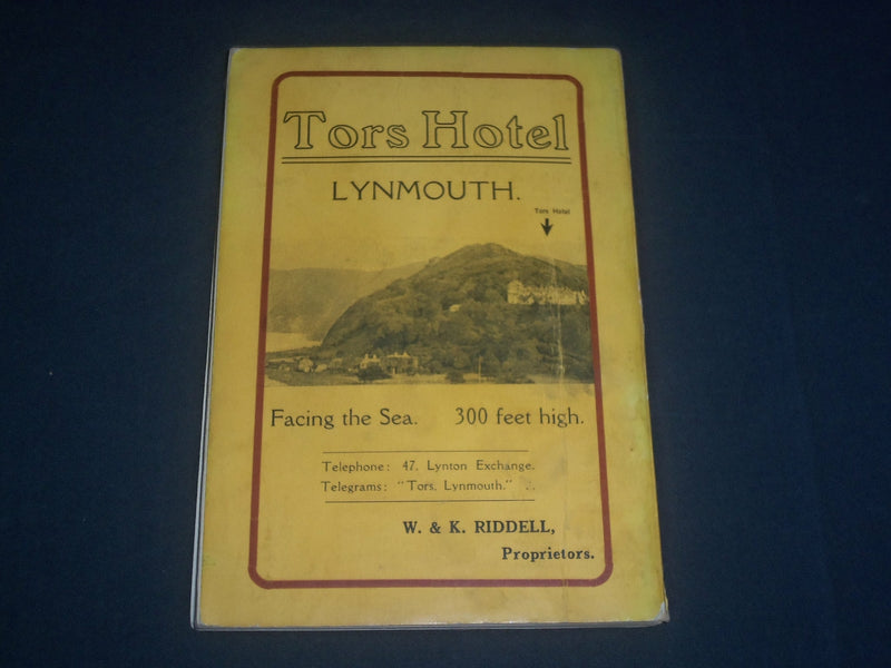 1924 LYNTON LYNMOUTH & LORNA DOONE COUNTRY OFFICIAL GUIDE 14TH EDITION - J 3953