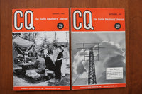 1946-1951 CQ THE RADIO AMATEURS' JOURNAL - LOT OF 11 - O 3904