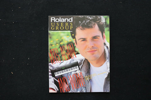 1989 ROLAND USERS GROUP MAGAZINE - DONNY OSMOND HITS AGAIN COVER - E 10522