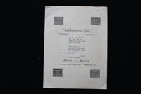 1903 JUNE 19 AMATEUR VAUDEVILLE PROGRAM - MADISON ATHLETIC ASSOCIATION - K 1986