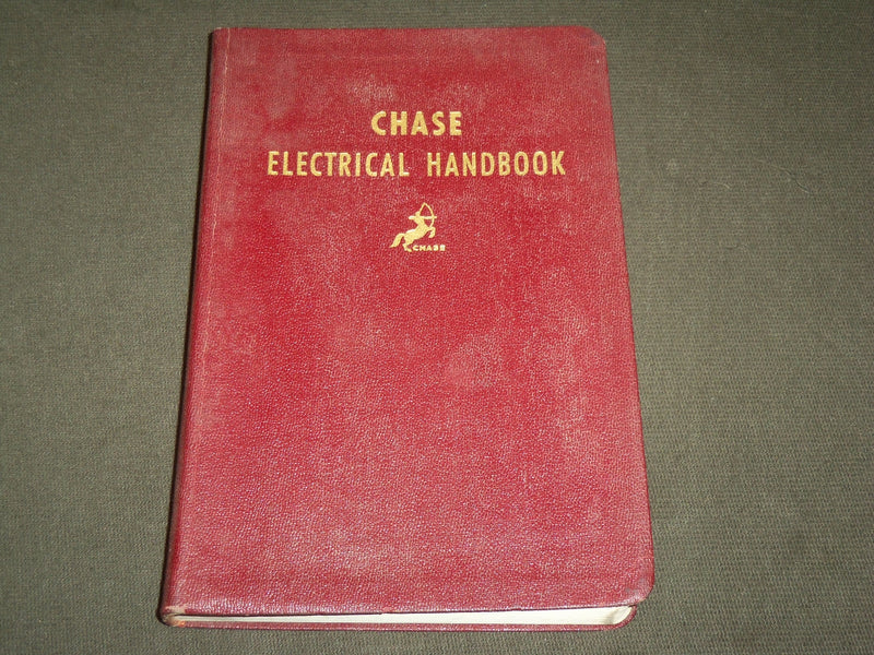 1941 CHASE ELECTRICAL HANDBOOK - MECHANICAL & ELECTRICAL DATA - KD 6097