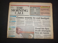 1990 JUNE 27 MORNING CALL NEWSPAPER-ALLENTOWN, PA - BUSH LINE ON TAXES - NP 8270