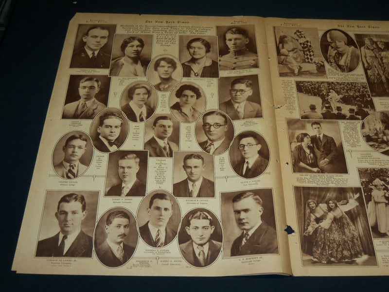 1927 MAY 29 NEW YORK TIMES ROTO PICTURE SECTION - CHARLES LINDBERGH - NT 9398