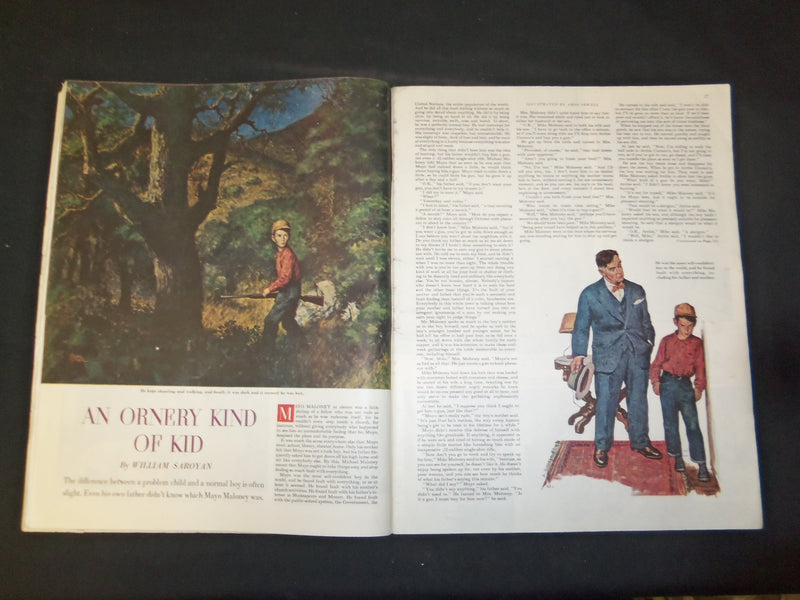 1949 OCTOBER 15 THE SATURDAY EVENING POST MAGAZINE - ILLUSTRATED COVER - SP 5603
