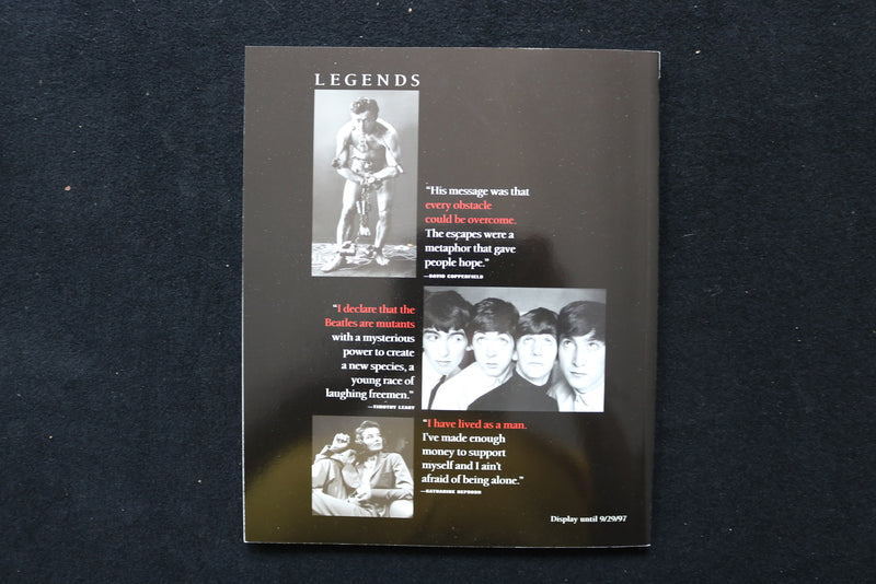 1997 LIFE LEGENDS MAGAZINE - THE MOST UNFORGETTABLE FACES COVER - E 24410