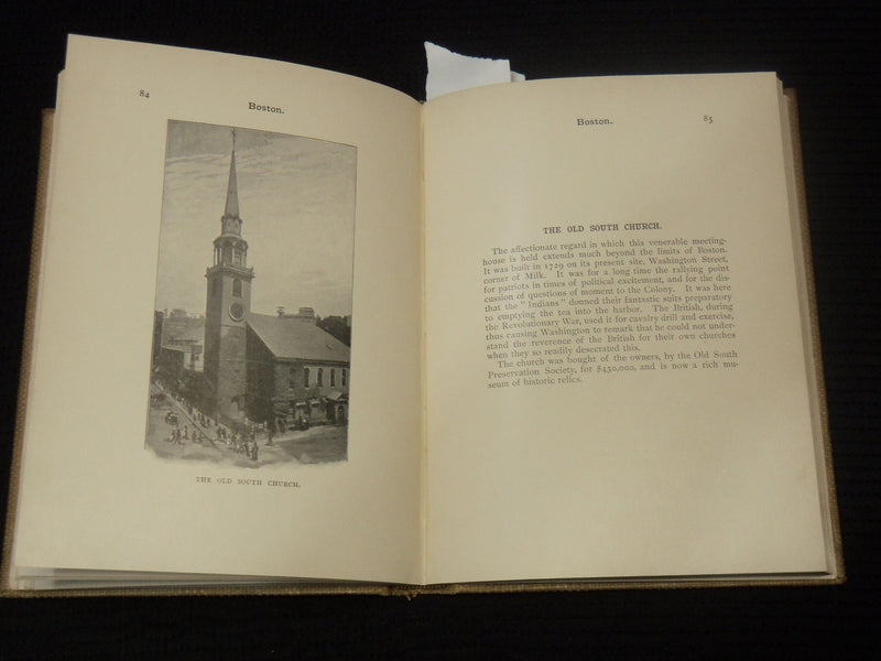 1897 HISTORIC HOUSES AND SPOTS IN CAMBRIDGE MASS. BOOK BY J. W. FREESE - K 2102