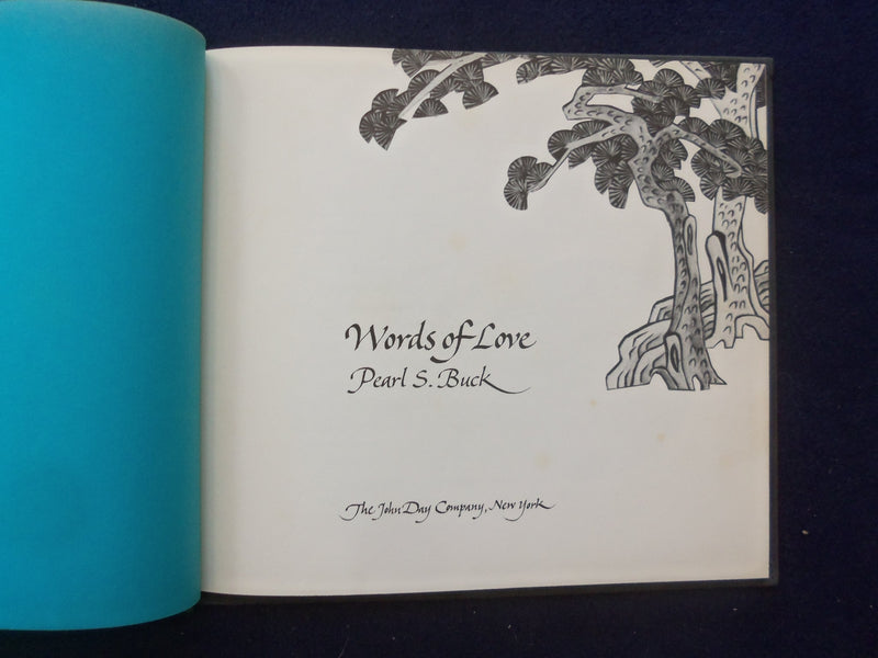 1974 WORDS OF LOVE HARDCOVER BOOK BY PEARL S. BUCK - KD 8865
