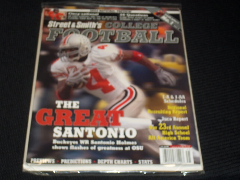 2004 STREET & SMITH'S COLLEGE FOOTBALL YEARBOOK MAGAZINE - HOLMES - E 3200