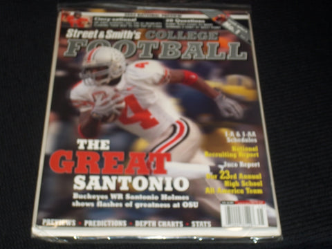 2004 STREET & SMITH'S COLLEGE FOOTBALL YEARBOOK MAGAZINE - HOLMES - E 3200