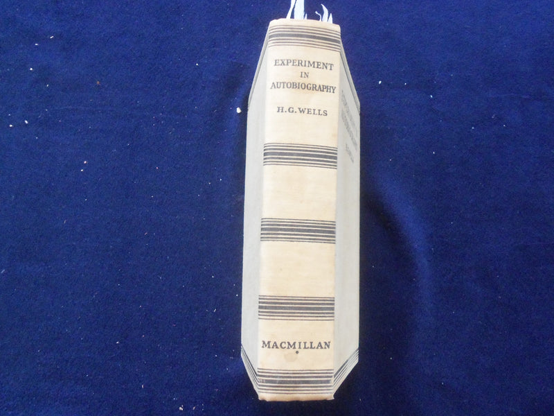 1934 EXPERIMENT IN AUTOBIOGRAPHY HARDCOVER BOOK BY H. G. WELLS - KD 8623
