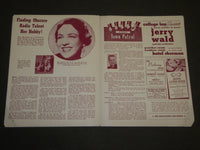 1943 OUR TOWN CHICAGO'S OWN MAGAZINE LOT OF 2 - DEMARCO - PITTS - J 3517