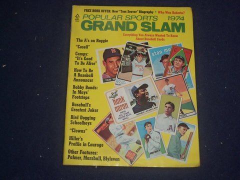 1974 POPULAR SPORTS GRAND SLAM MAGAZINE - ROBERTO CLEMENTE- WILLIE MAYS- ST 6800