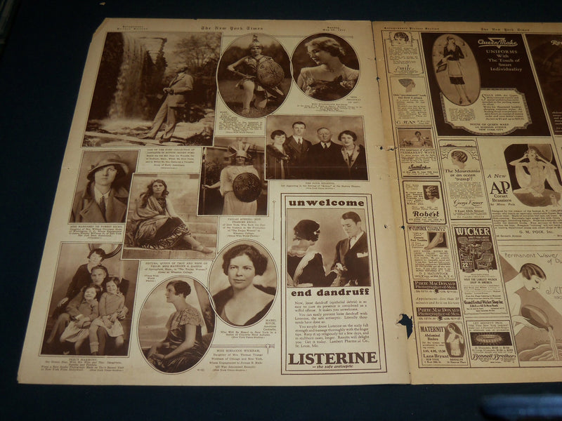 1927 MAY 29 NEW YORK TIMES ROTO PICTURE SECTION - CHARLES LINDBERGH - NT 9398