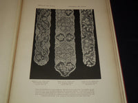 1890 HAND-MADE LACES & EMBROIDERY MUSEUM STUDIES VOLUME LOT OF 2 - #32