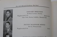 1939 THE HARVARD FRESHMAN RED BOOK - LEONARD BERNSTEIN-CLEVELAND AMORY - YB 3587
