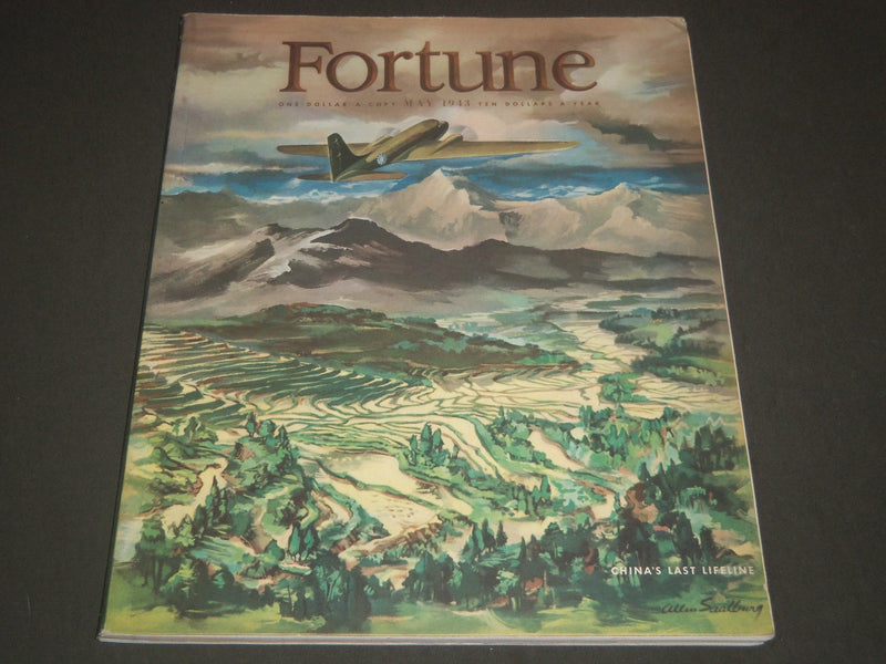 1943 MAY FORTUNE MAGAZINE - GREAT COVER & ADS - F 126
