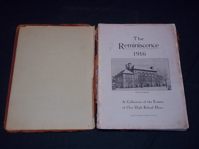 1916 THE REMINISCENCE YORK HIGH SCHOOL YEARBOOK - YORK, PENNSYLVANIA - YB 1942