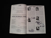2002 DRACULA PLAYBILL - 8 SIGNATURES - J 8232