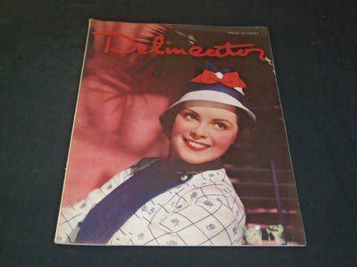 1936 FEBRUARY DELINEATOR MAGAZINE - ILLUSTRATED COVER - SP 6929