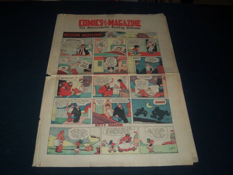 1936 APRIL 26 MINNEAPOLIS STAR TRIBUNE COLOR COMICS SECTION -DIZZY DEAN- NP 3717