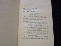 1911 THE SIMPLICITY OF THE GOLF SWING HARDCOVER BOOK BY A. P. LAYER - KD 7715