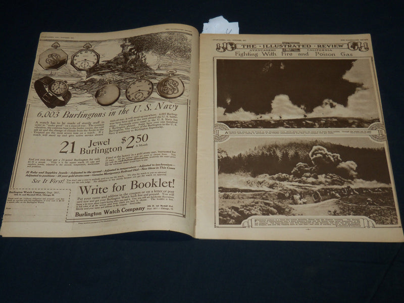1917 OCTOBER THE ILLUSTRATED REVIEW MAGAZINE SECTION - WORLD WAR I - NP 4524