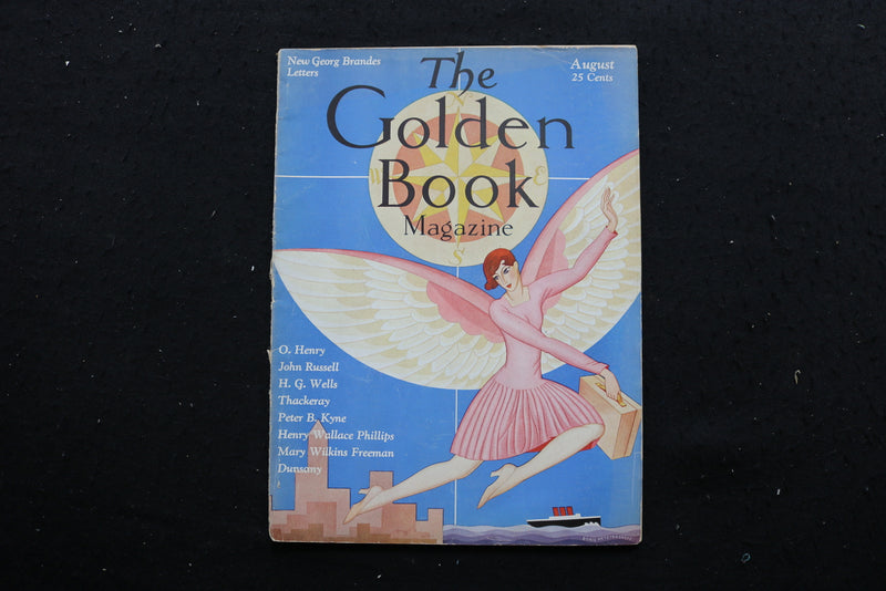 1929 AUGUST THE GOLDEN BOOK MAGAZINE - AN ILLUSTRATED FAIRY COVER - SP 4186L