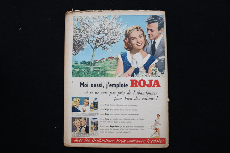 1955 APRIL 9 PARIS MATCH MAGAZINE - GRETA GARBO COVER - E 25331