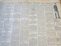 1919 APRIL 28 NEW YORK TIMES - FULL TEXT OF REVISED COVENANT OF LEAGUE - NT 6313