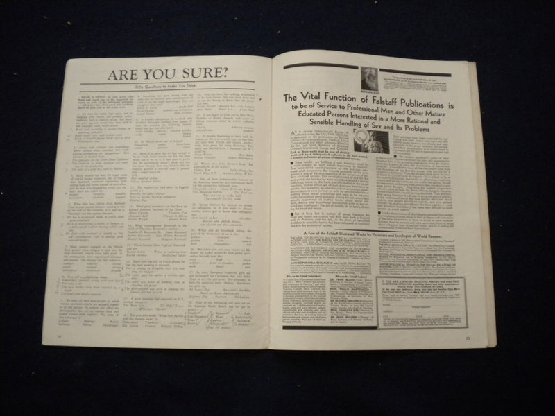 1937 APRIL JUDGE MAGAZINE - BEAUTIFUL WOMAN BEING PHOTOGRAPHED - B 439E