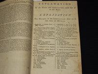 1794 BOYER'S ROYAL DICTIONARY ABRIDGED BY J. C. PRIEUR - VOLUME 1 & 2 - KD 703T