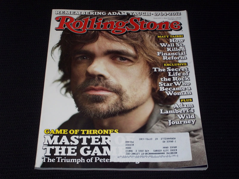 2012 MAY 24 ROLLING STONE MAGAZINE - PETER DINKLAGE FRONT COVER - E 1734