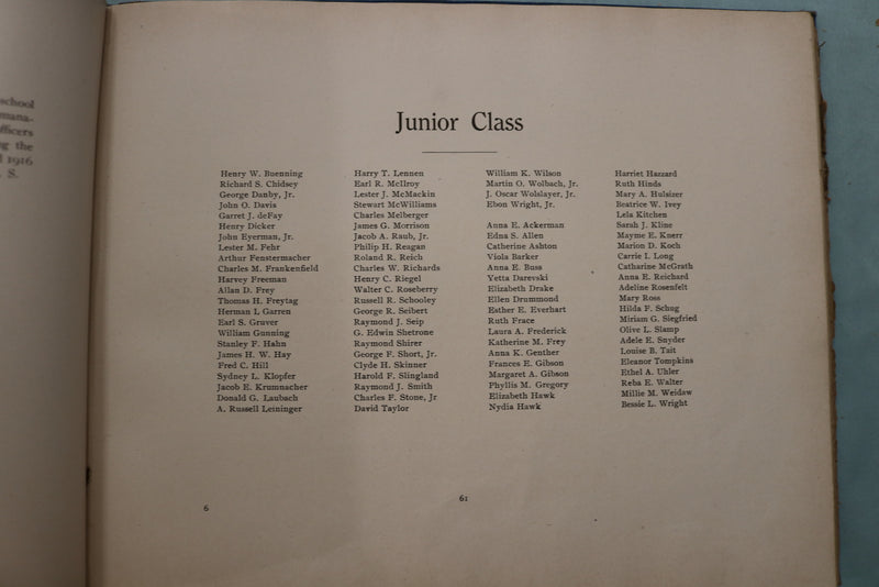 1915 THE RECHAUFFE EASTON HIGH SCHOOL YEARBOOK - EASTON, PENNSYLVANIA - YB 3546