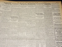 1920 MAY 28 NEW YORK TIMES - WILSON BETOES RESOLUTION, RUTH 2 HOMERS - NT 8680