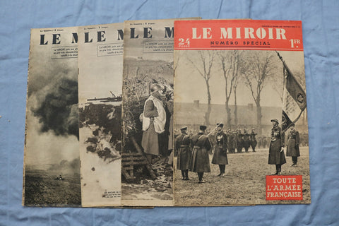 1940 LE MIROIR MAGAZINE - FRENCH - LOT OF 4 - O 3855