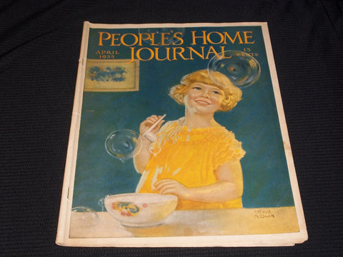 1925 APRIL PEOPLE'S HOME JOURNAL MAGAZINE NICE ILLUSTRATED COVER ART - E 2777
